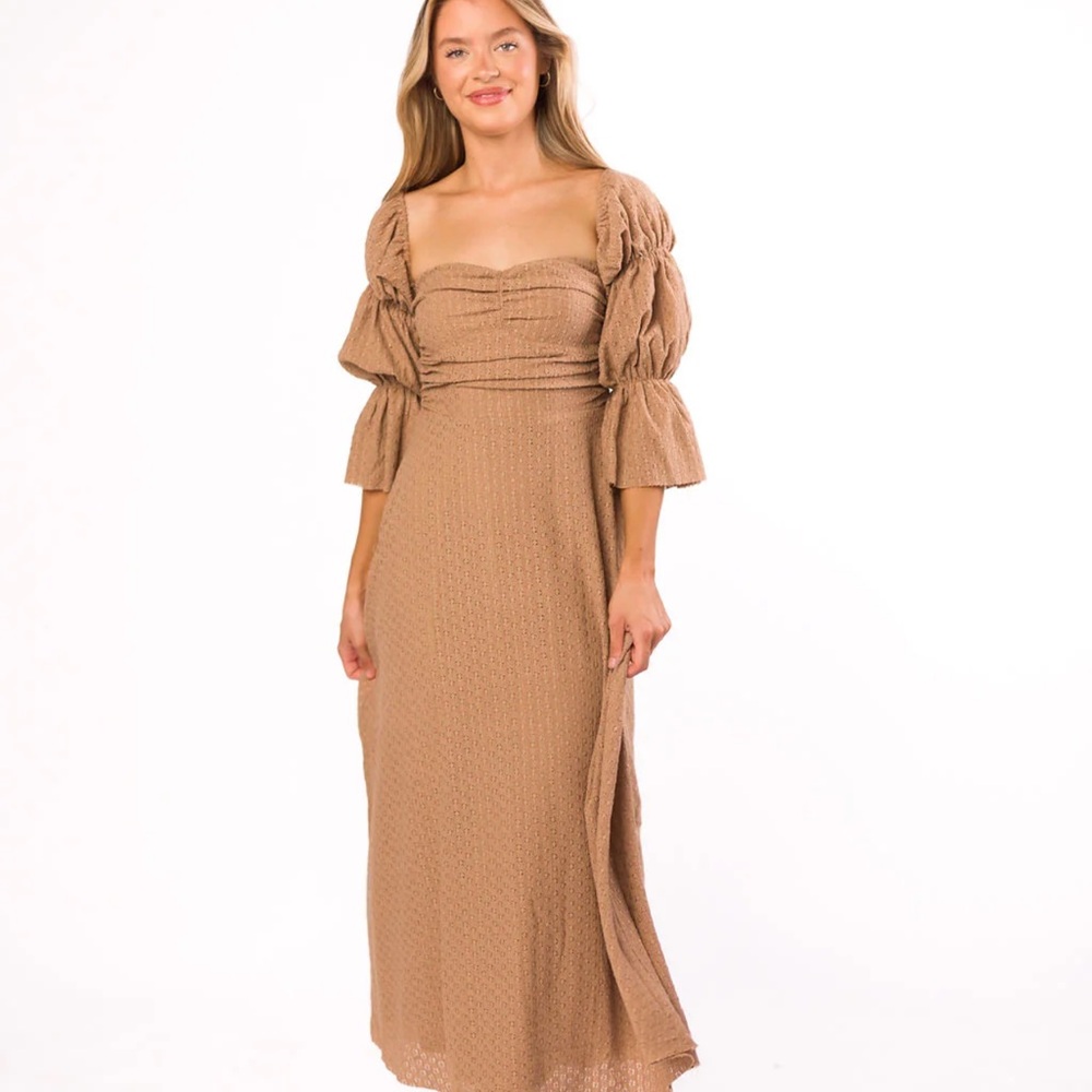 Worth Collective Corrine Tiered Sleeve Maxi Dress